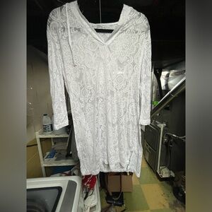 White Paisley Lace Tunic Top Giveaway